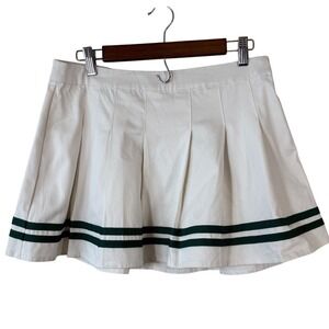 Prince Pickleball Skirt Women Size M White Pleated Athletic Tennis Preppy Cotton